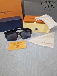 Okulary przeciwsłoneczne zestaw komplet Louis Vuitton premium lato
