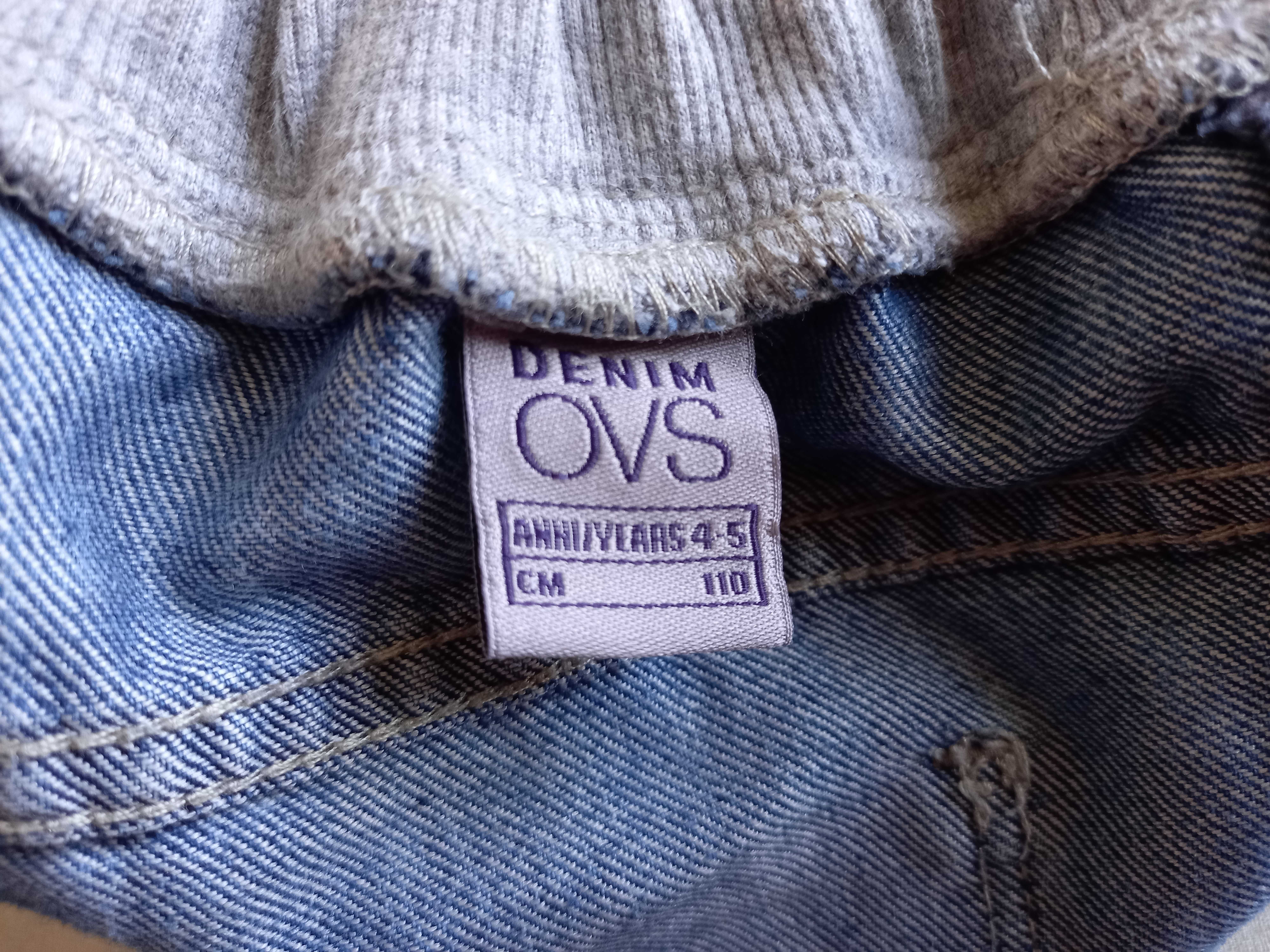 р. 110 - 116 DENIM OVS джинсы варенки на 5 - 6 лет Италия