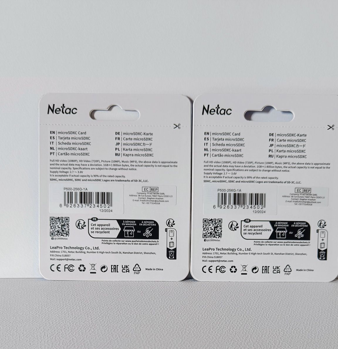 Cartão memória  256GB Netac