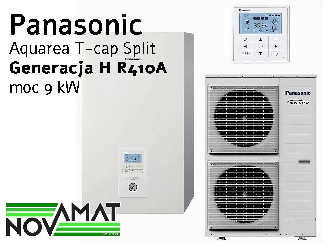 Pompa ciepła Panasonic T-CAP seria H 9 kW R410A KIT-WXC09H3E5 [MONTAZ]