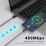Зарядний кабель NIBIKIA USB Type C 2 м