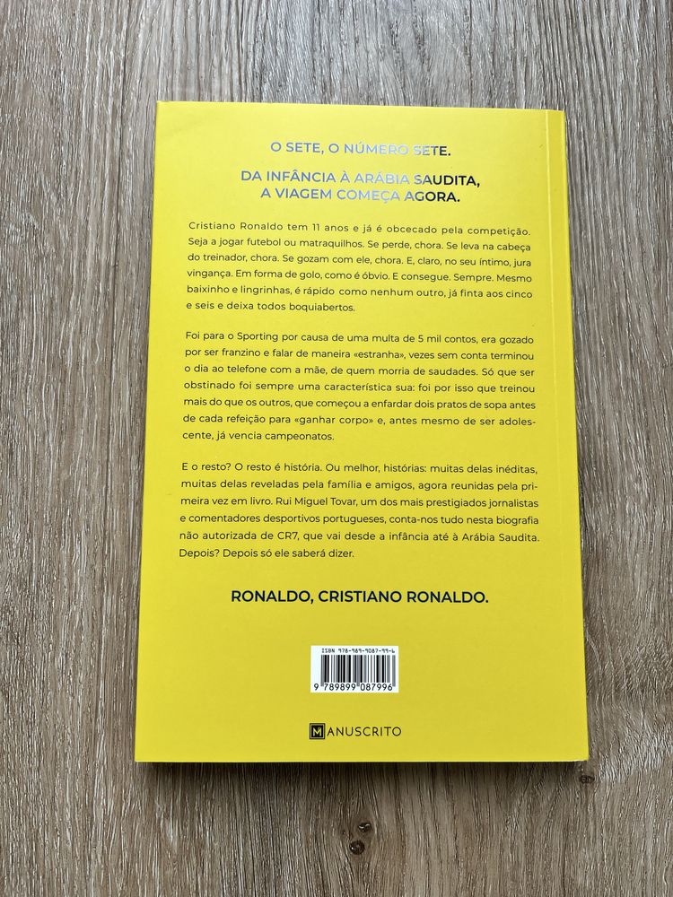 Livro Cristiano Ronaldo As Histórias que faltavam