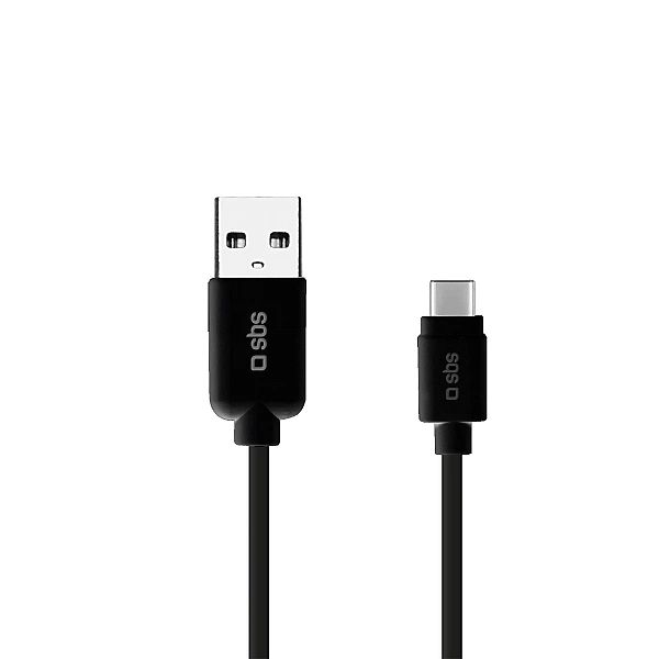 Kabel Sbs Tecabletyc1Kpos Usb-A - Usb-C 1M - Czarny