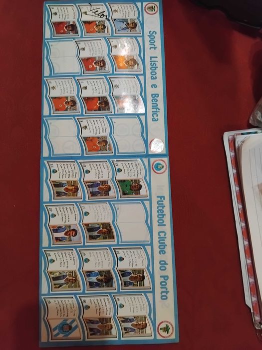 Coleção de cromos Bola ao Centro