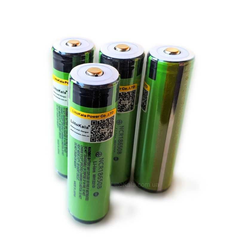 Аккумуляторы 18650 Liitokala 3400 mAh NCR18650B с платой защиты