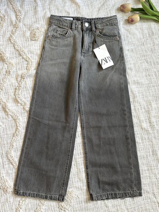 Широкі джинси Zara на дівчинку 8 років, джинси Zara