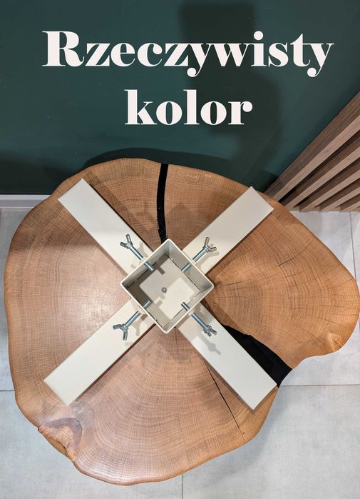 stojak choinkowy, stojak pod choinkę, duży bezowy, czarny