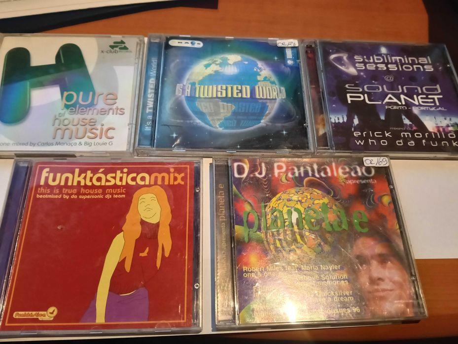 Cds Compilações Musica eletronica ( Lista )