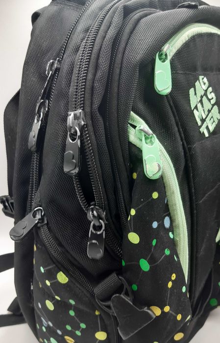 Bagmaster plecak młodzieżowy trzykomorowy do szkoły, na laptopa