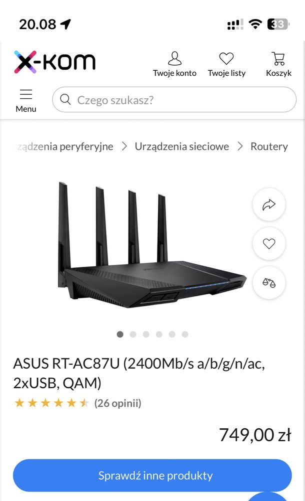 Router asus AC87u