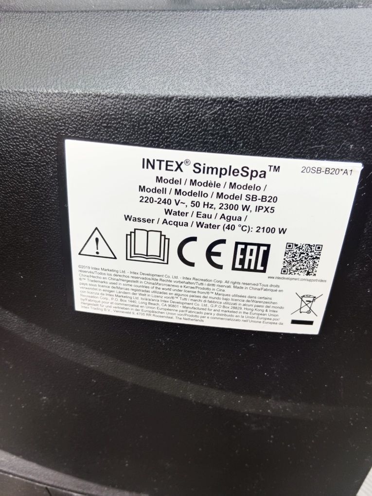 Pompa do jacuzzi firmy INTEX Simple spa