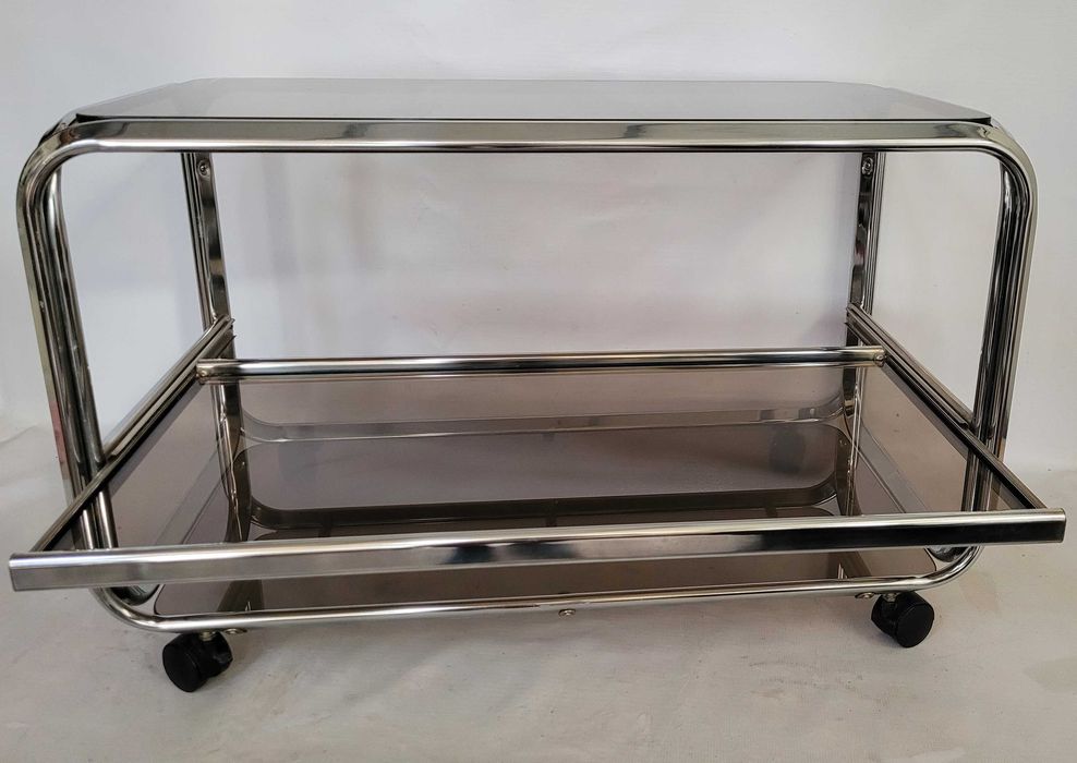 bauhaus stolik chromowany Huwa-Spiegel Pasol 88x45 h 55