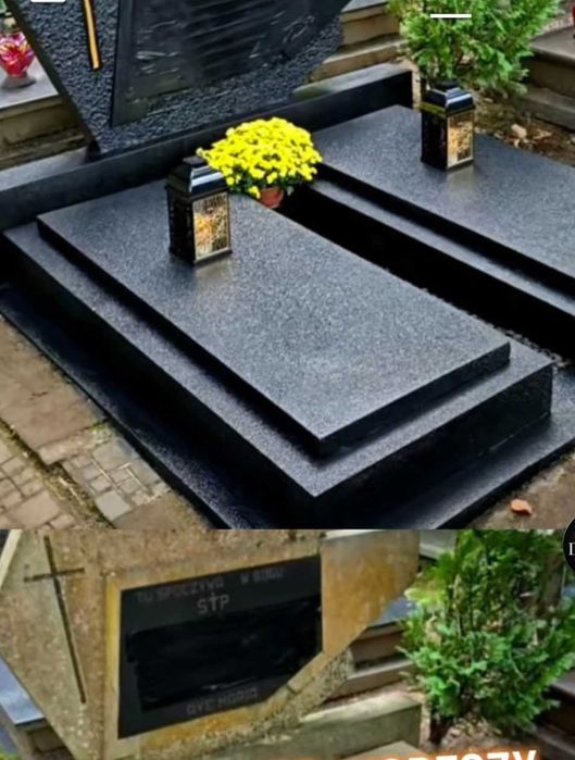 Sprzątanie grobów,  renowacja , malowanie żywicą