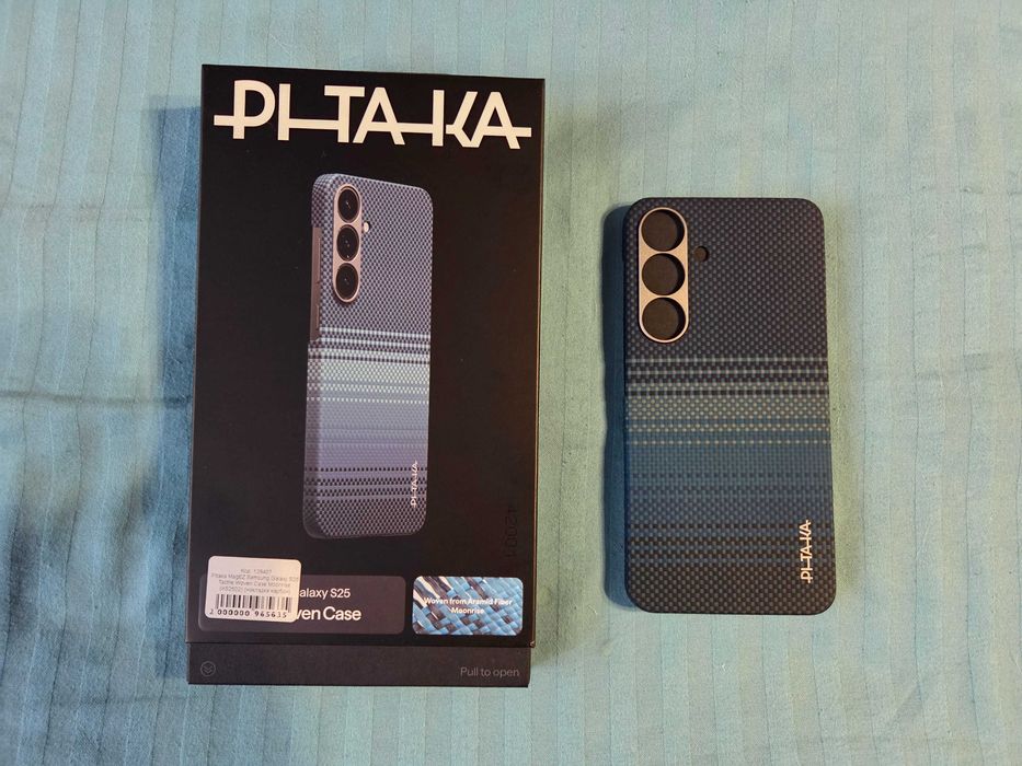 Чехол накладка Pitaka Samsung Galaxy S25 карбоновий