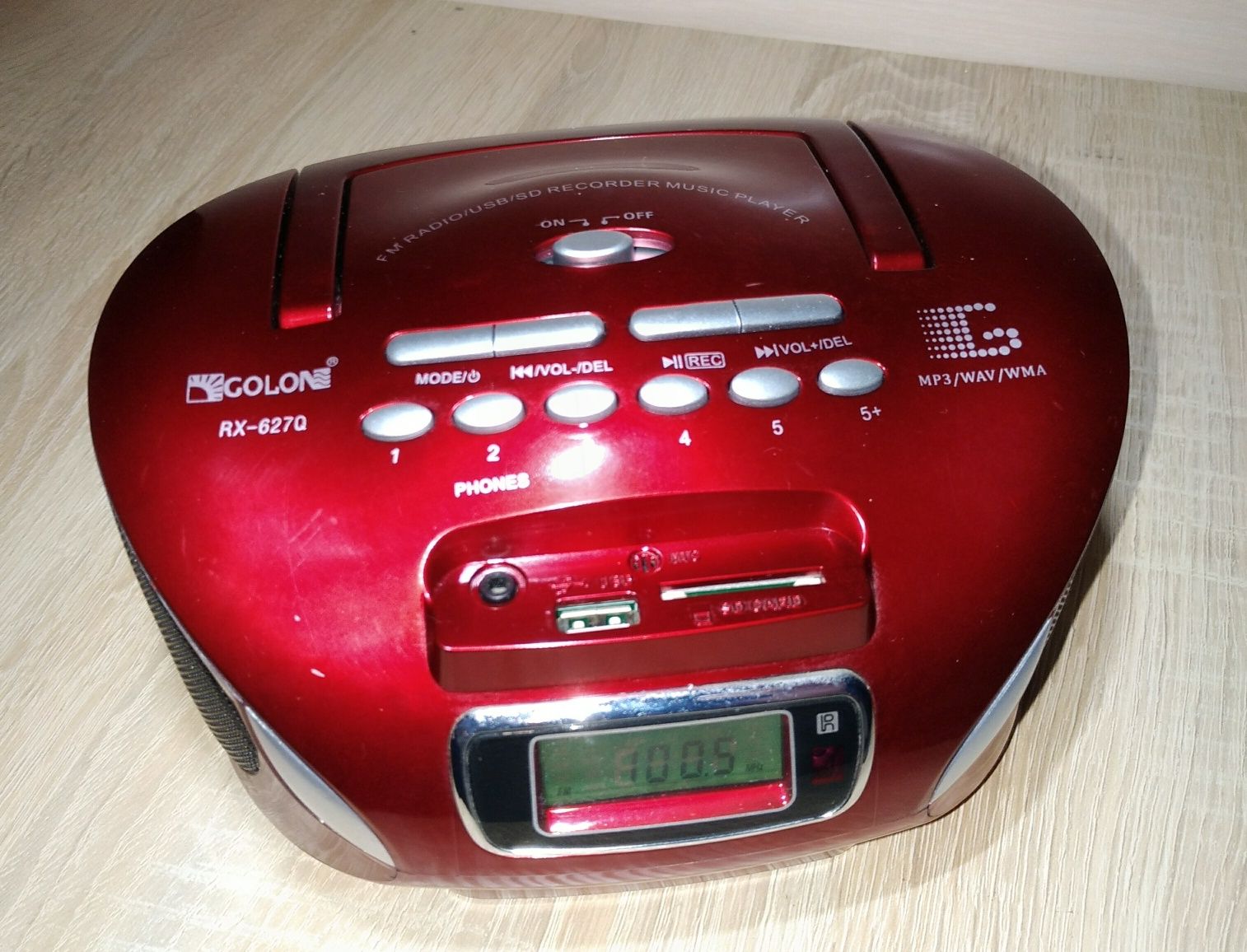 Радио/магнитофон GOLON RX-627Q c USB/SD и пультом ДУ