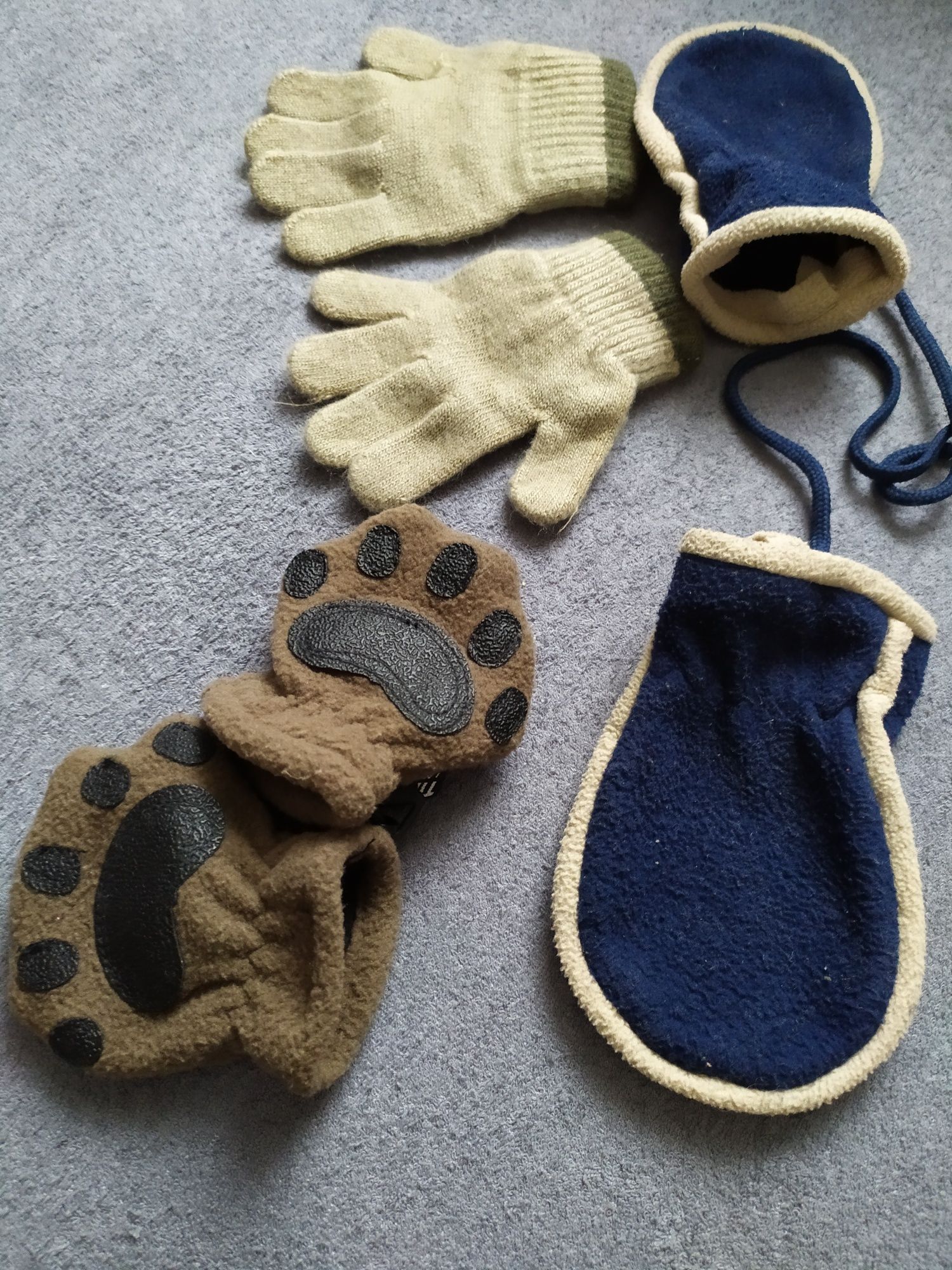 Rękawiczki dla niemowlaka i przedszkolaka