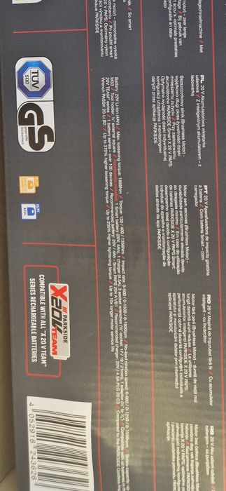 PASSP li C4 nowy zestaw aku 4ah parkside performance klucz udarowy lad