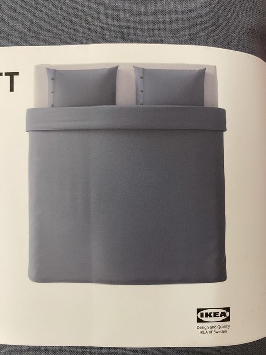 Постільна білизна 240 на 220 комплект Ікеа Ikea Икеа KRÅKRISMOTT