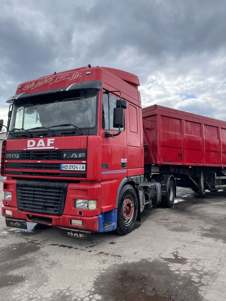 Daf xf95+ напівпричіп самоскид