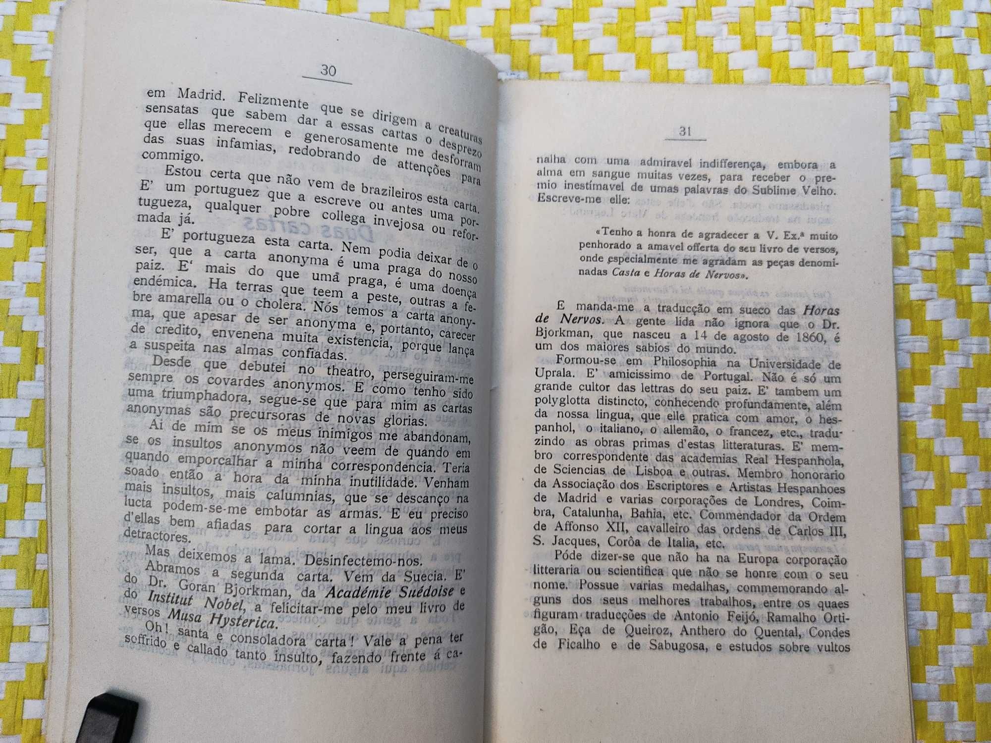 VAGABUNDA. Seguimento ás Memorias de uma Actriz. 
1908 a 1919.
