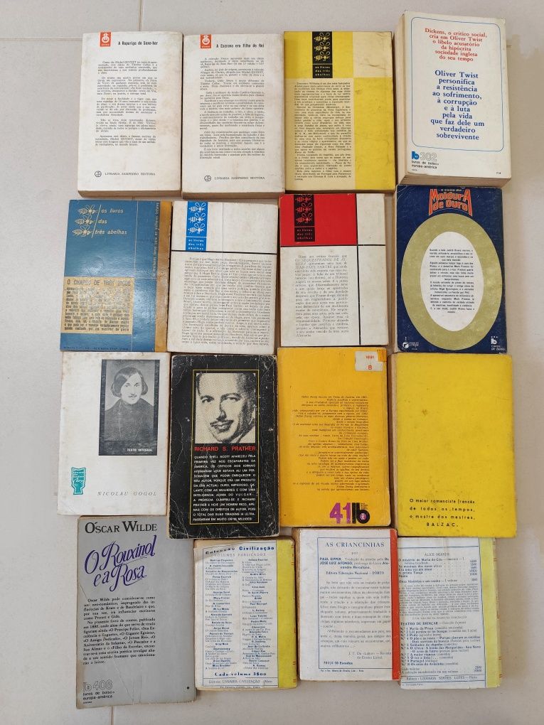 Livros de Bolso antigos de Autores Internacionais
