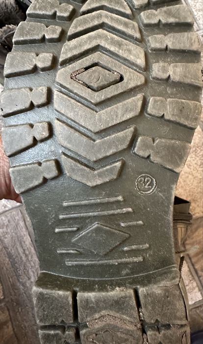 Сапожки берцы для мальчика хаки 32 размер