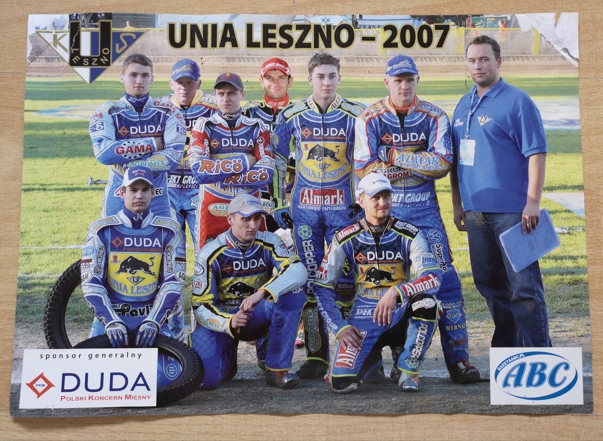 Plakat żużel Unia Leszno 2007