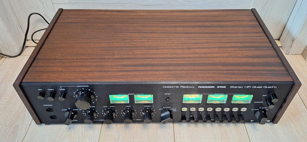 Amplituner Radmor 5102 CZARNY ! IDEAŁ Przestrojony! PO REGENERACJI !