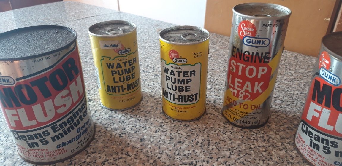 Latas de Óleo Antigas