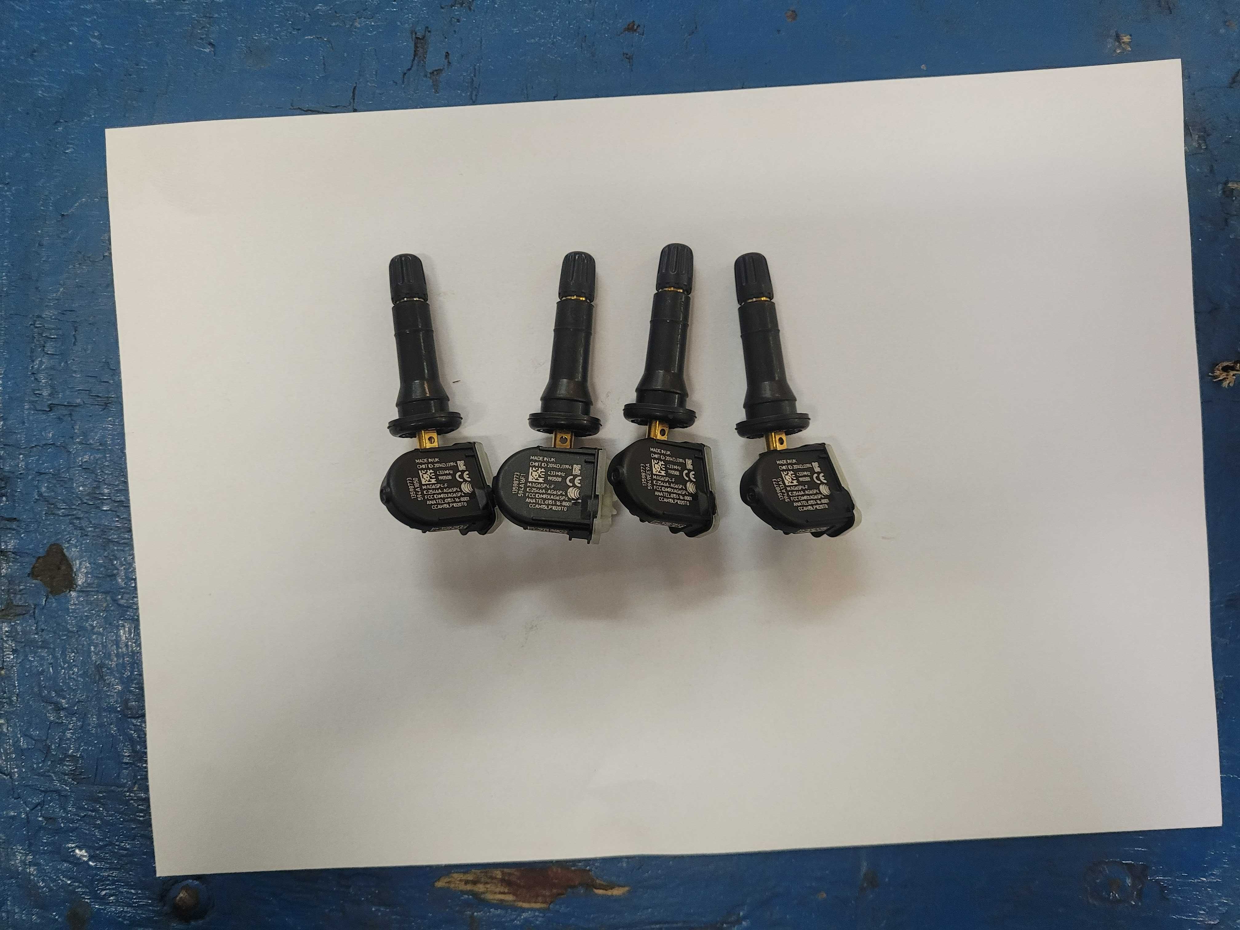 4x Nowe czujniki Ciśnienia TPMS GM Opel Zafira Mokka Insygnia Astra J