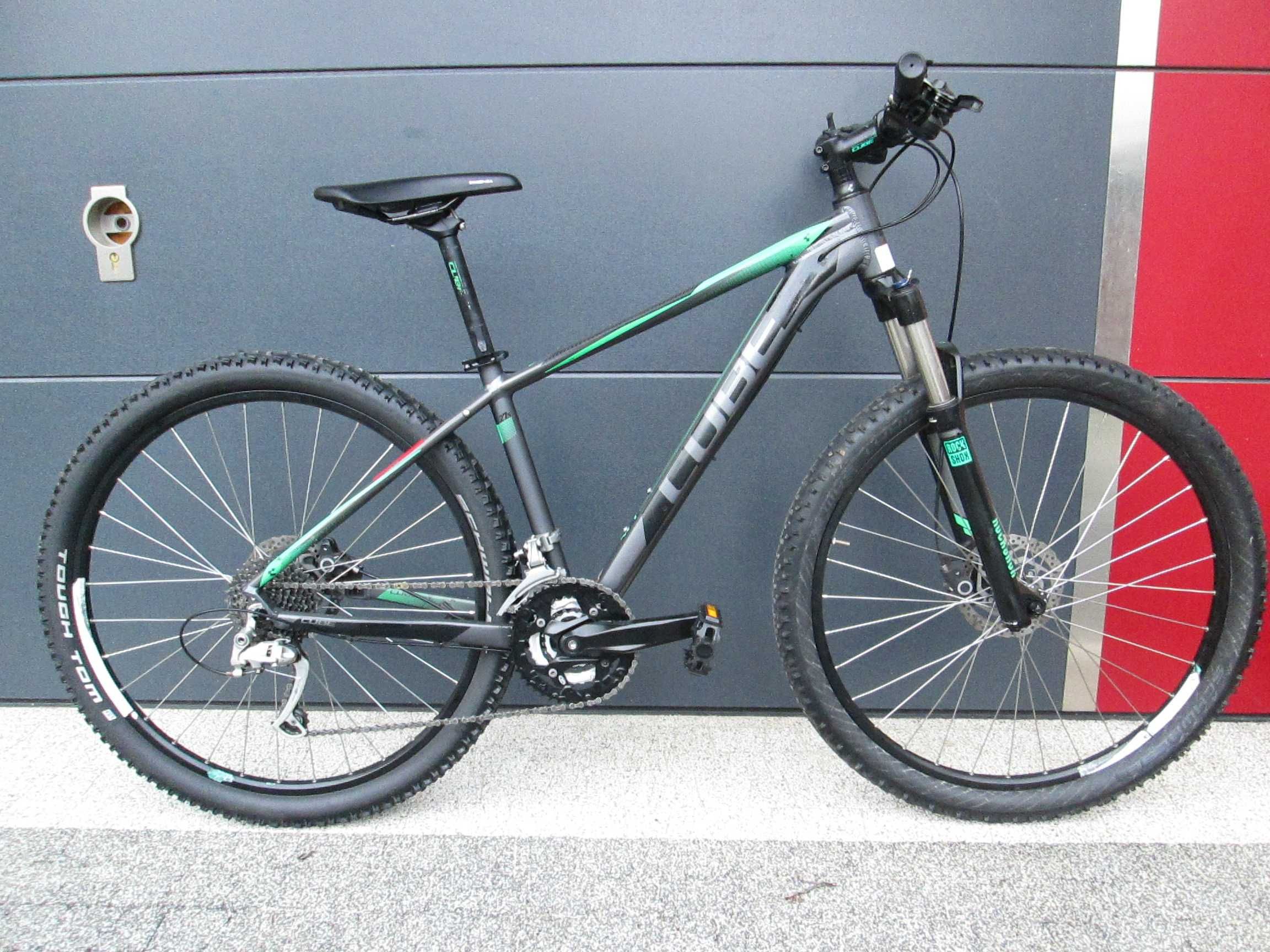 Fajny rower górski MTB CUBE ANALOG ROCK SHOK DEORE XT koła 27,5