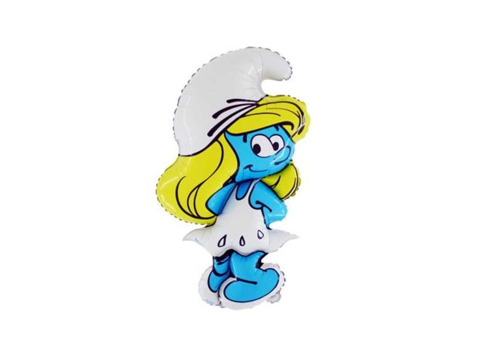 Balon foliowy Smerfetka - 94 cm