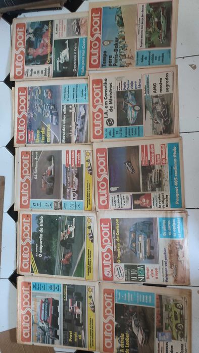 Lote 40 Jornais Auto Sport