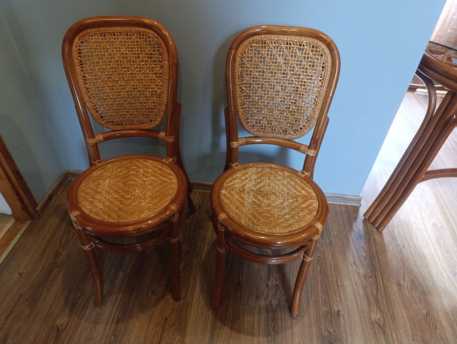 Zestaw ogrodowy ratanowy Calamus Rotan. 6 krzeseł