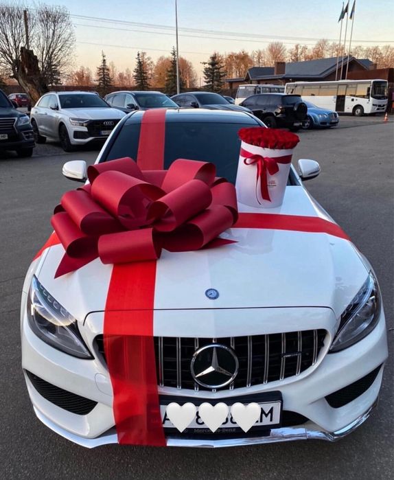 Бант огромный большой на авто