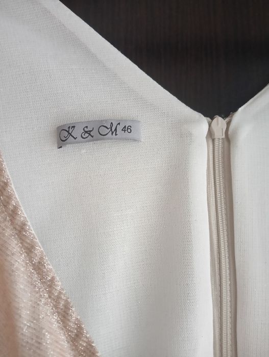 Złota sukienka  rozmiar 46