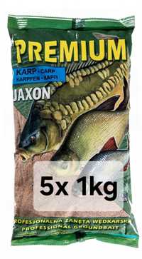 Jaxon Carp 5x 1kg, Zanęta Premium Grounbait Carp 5kg Przynęty Zanęty