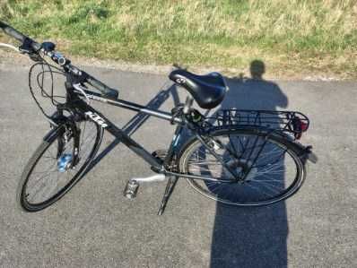 Rower KTM z amortyzowanym przodem