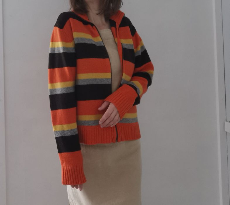 Sweter kardigan wełniany MKY Melvin Kymenty L XL 40 42