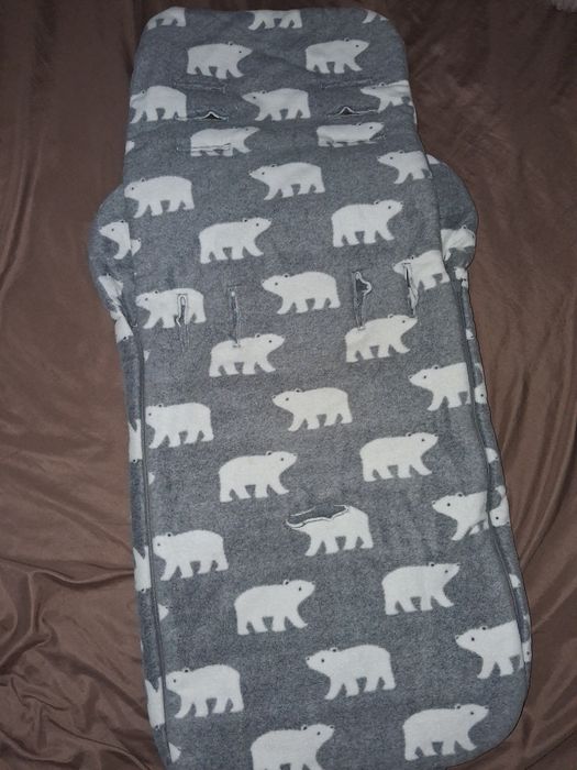 Конверт в коляску,кокон флісовий зима