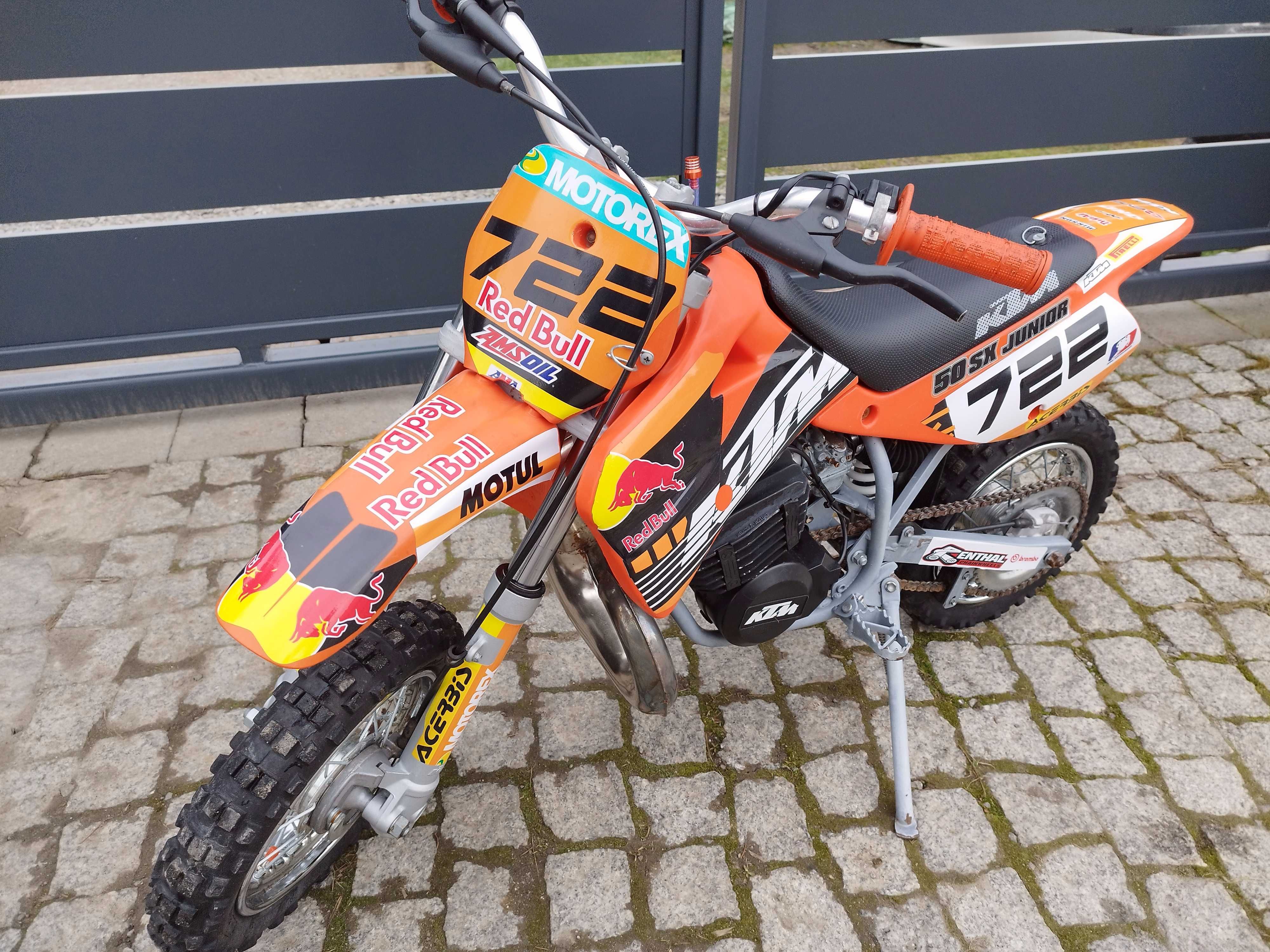 ktm sx 50 pro junior cross enduro dla dziecka