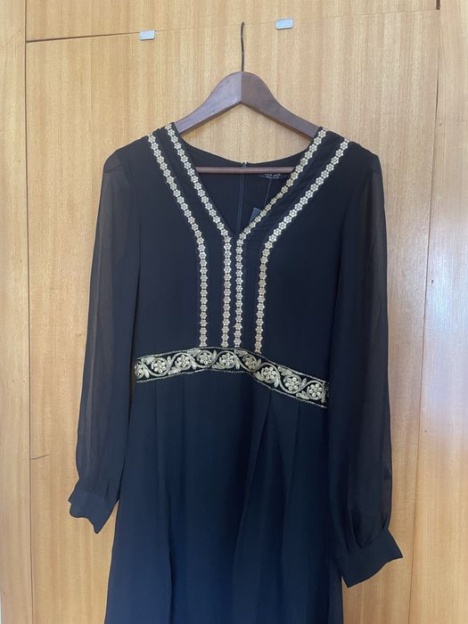 Vestido preto cerimónia Lanidor