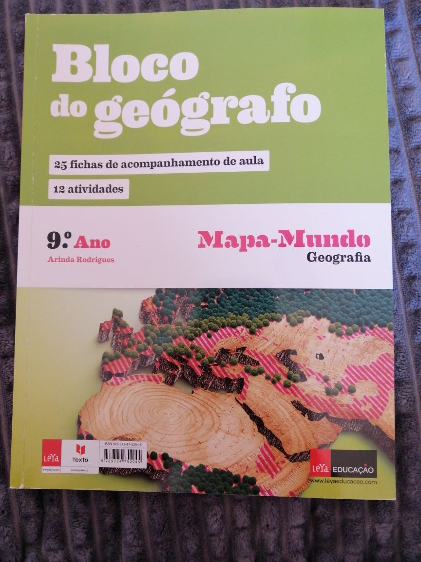 Cadernos de atividade - Geografia 9°ano( mapa-mundo) 2 em 1*