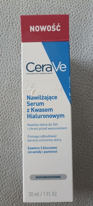 CeraVe nawilżające serum z kwasem hialuronowym, 30 ml