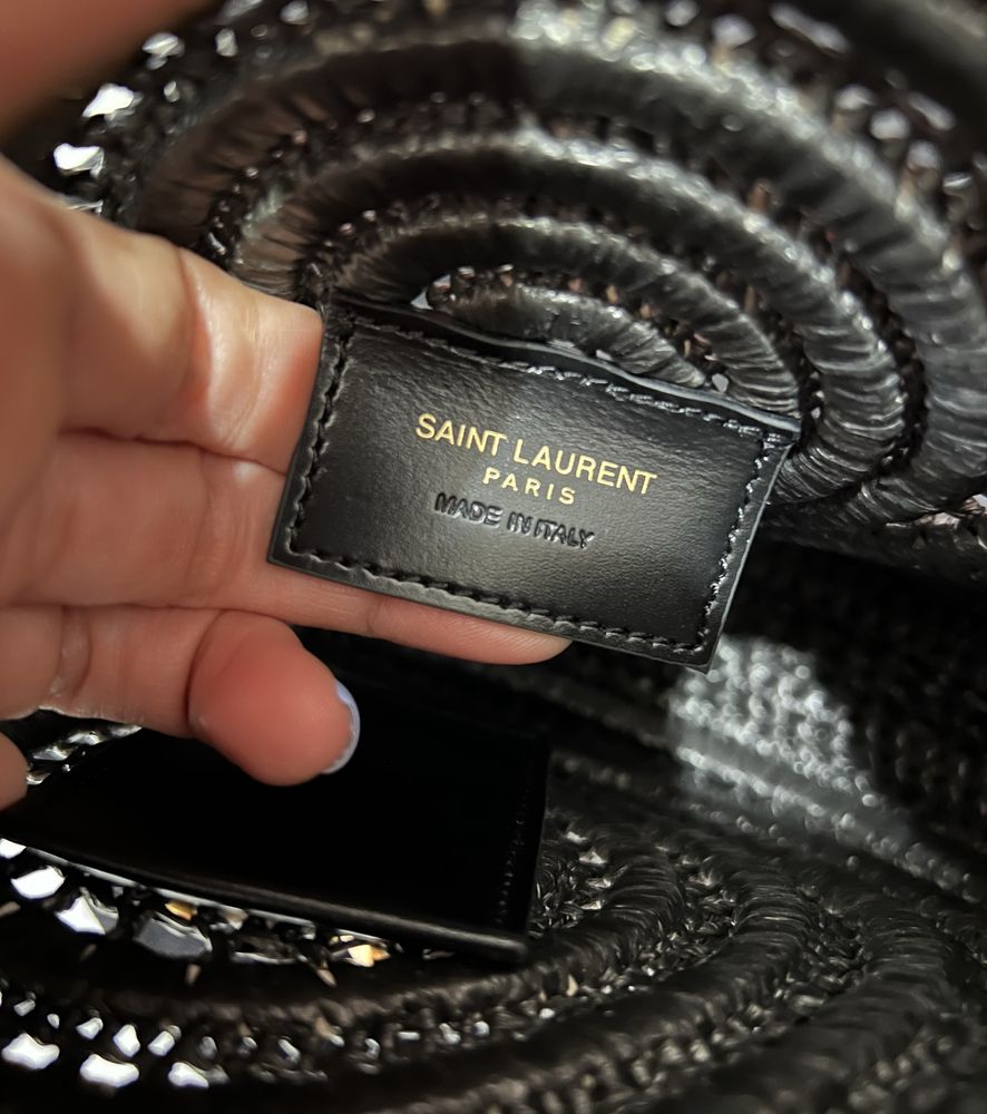 Сумка YSL Saint Laurent Round Raffia Shoulder Ив Сен Лоран Люкс