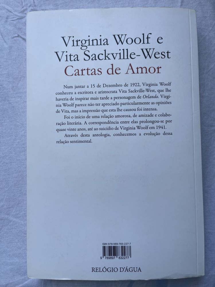 Cartas de Amor - Virginia Woolf e Vita Sackville