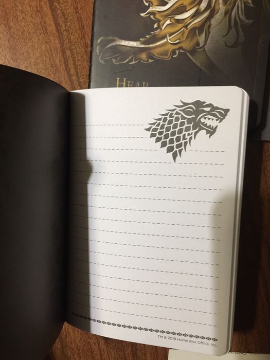 3 Mini notebooks Game of Thrones - blocos