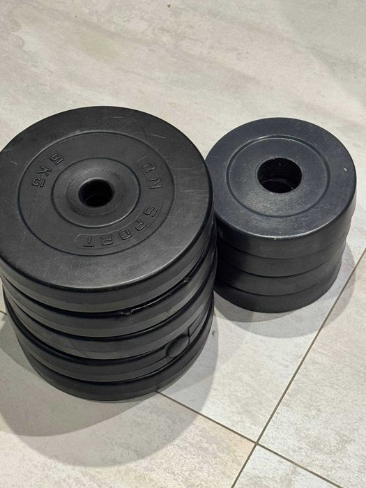 Гантелі (2х15 кг) + диски (35 кг)