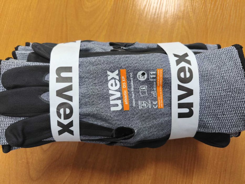 Nowe Rękawice ochronne  Uvex athletic D5 XP rozmiar 10, paczka 10par