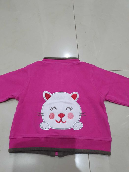 Frog bluza z kotkiem dla dziewczynki rozmiar 74/80